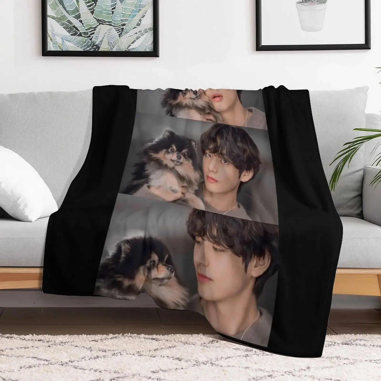 Фото Одеяло Yeontan, одеяло в клетку, роскошное утолщенное одеяло для дивана, одеяла №2