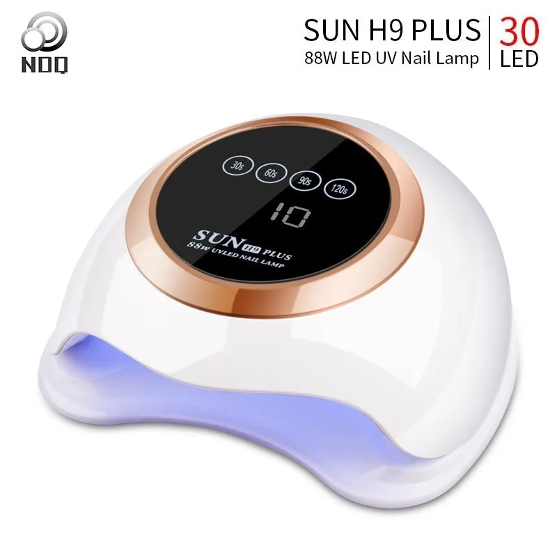 Светодиодный УФ-светильник NOQ SUN H9 Plus Max60W для ногтей 30 дюймов с ЖК-дисплеем сушки