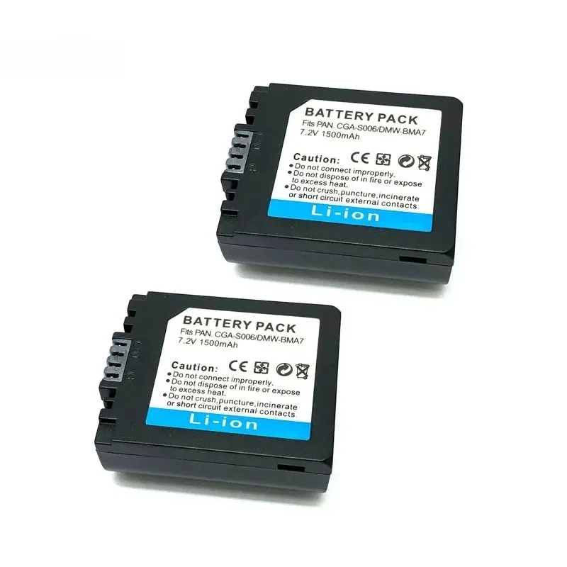 Фото Новое зарядное устройство CGA-S006E CGA-S006 BMA7 для аккумуляторов Panasonic DMC FZ7 FZ8 FZ18 FZ28 FZ30 FZ35 FZ38 FZ50, 1500 мАч №3