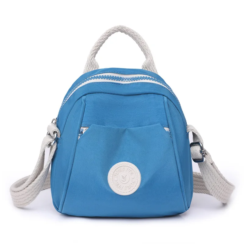 

Mini Women's Anti Theft Waterproof Nylon Small Bag Office Women's Multi Pocket Travel Storage Bag Women