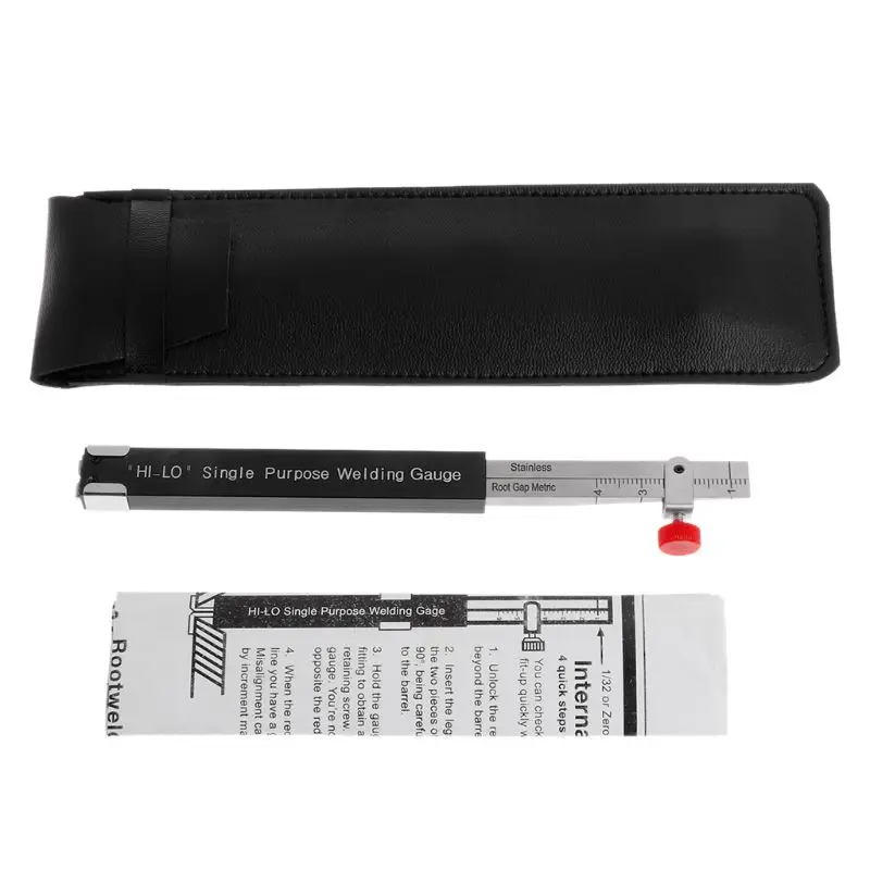 

HI LO Welding Gage Internal Single Purpose Gauge Welding Ruler Root Metric