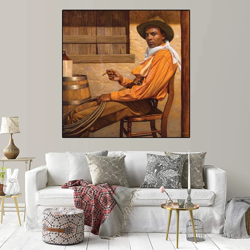 Новые американские этнические картины на холсте плакаты и принты современные