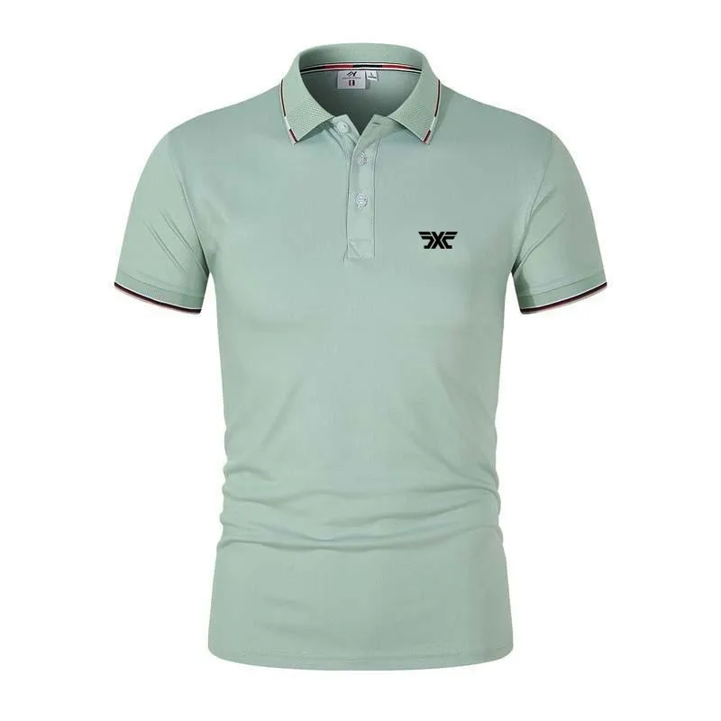 2023 Spring and Summer Men's Golf Shirt Fashion Short Sleeve T-shirt Golf Sportswear Quick Dry Breathable POLO T-shirt Top
