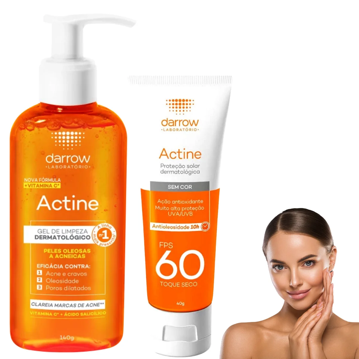 Набор для защиты от солнца Actine Darrow VitaminaC FPS60