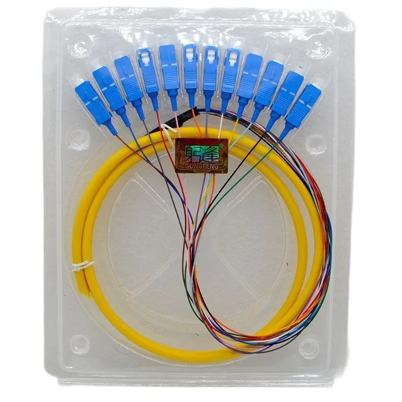 10 шт. Новинка 12-жильный волоконный косичка SC Квадратная Головка