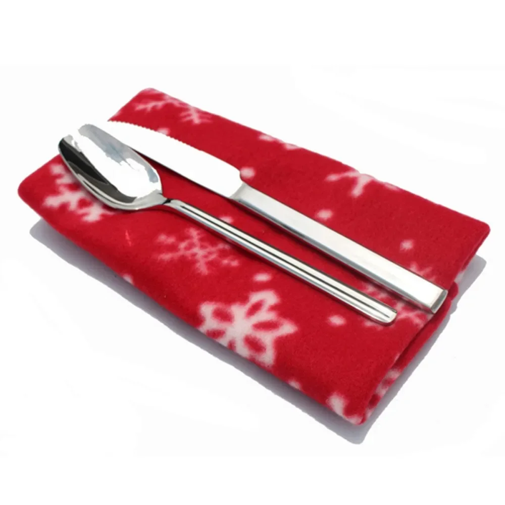 Новые рождественские салфетки бархатные и нескользящие коврики товары для