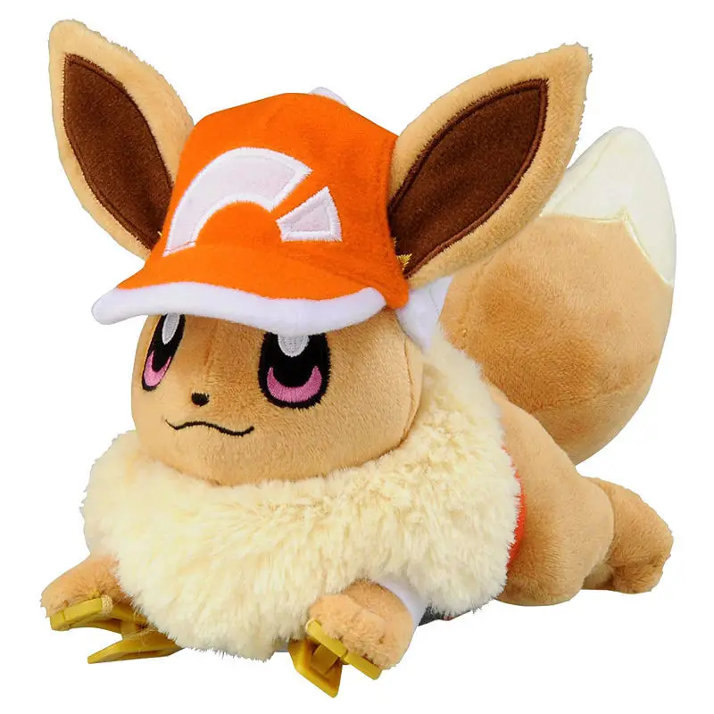 

Anime Pokemon Plush Doll Lying Eevee Decorations Gift Doll for Children