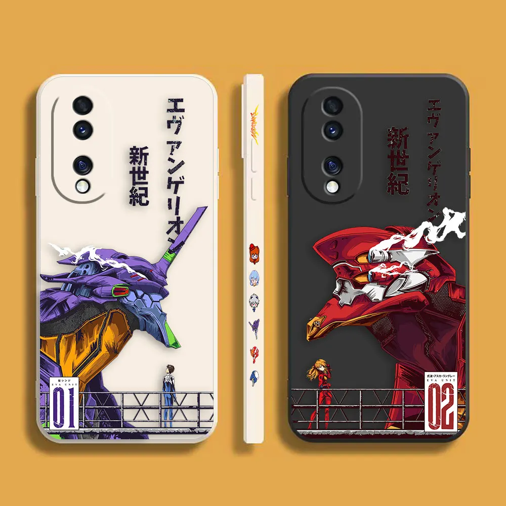 

Anime N-Neon G-Genesis 01 02 Phone Case For Honor 8X 9 10 20 30 30S 50 50 60 60 70 80 80 GT SE 5G PRO PLUS Case Funda Shell Capa