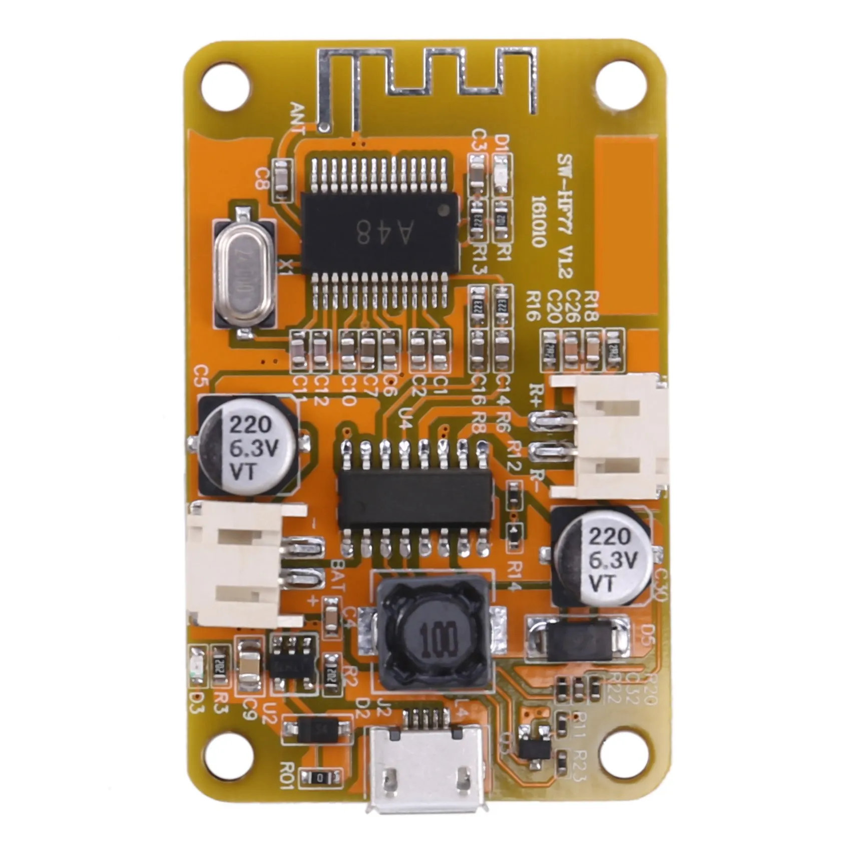 

Bluetooth Digital Mono Amplifier Board 6W Micro-USB Power Amplifier Bluetooth Audio Sound Board for Speaker DIY