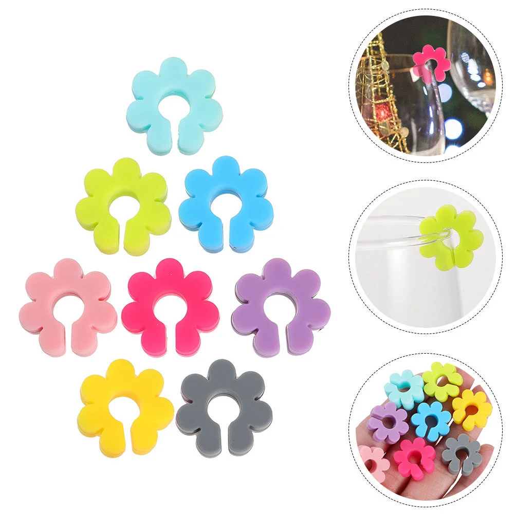 

Коктейльные шампанские стеклянные силиконовые идентификаторы