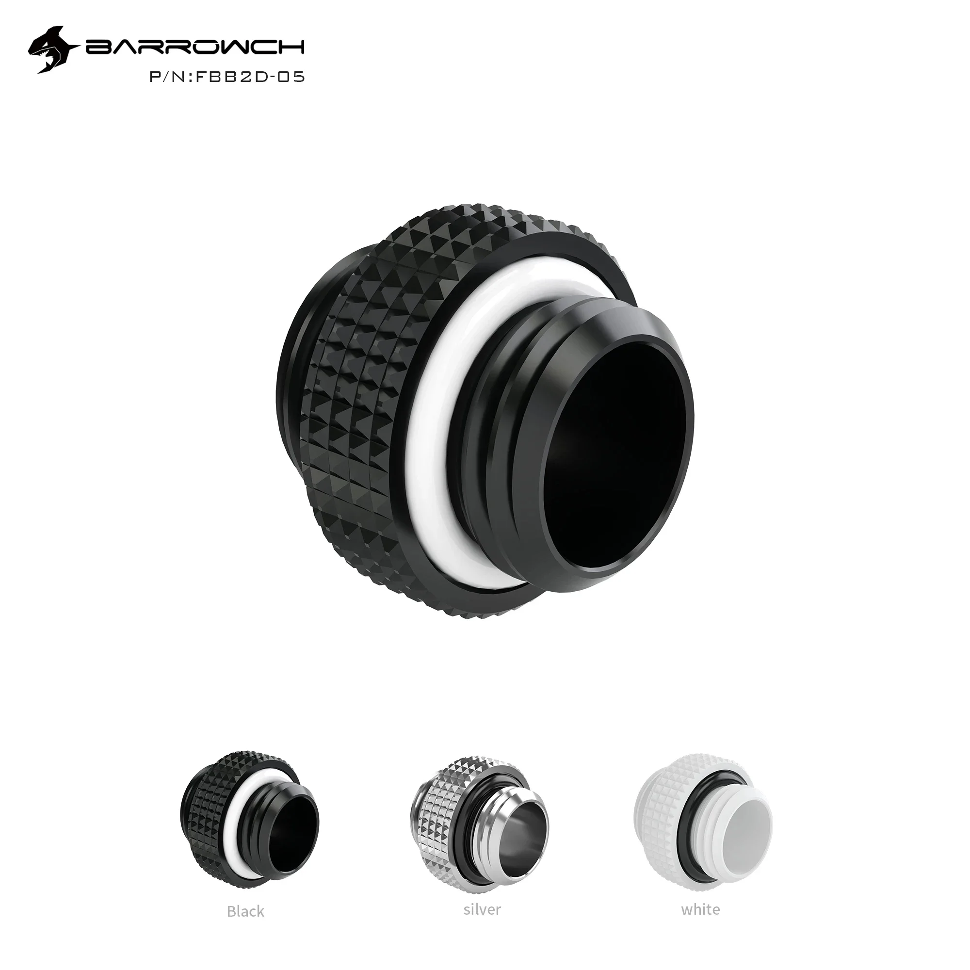 Фото Удлинитель Barrowch Mini Dual Male G1/4, мини-двойной удлинитель G1/4 дюйма, стыковый фитинг FBB2D-05 №2