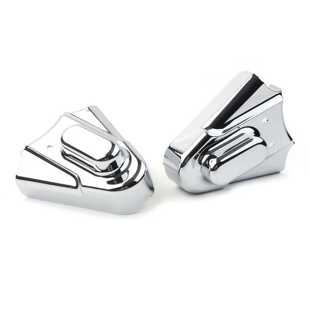 

2 шт. для Harley Davidson Heritage Softail FXST 1986-2007 ABS мотоцикл хромированные фантомные чехлы защита оси