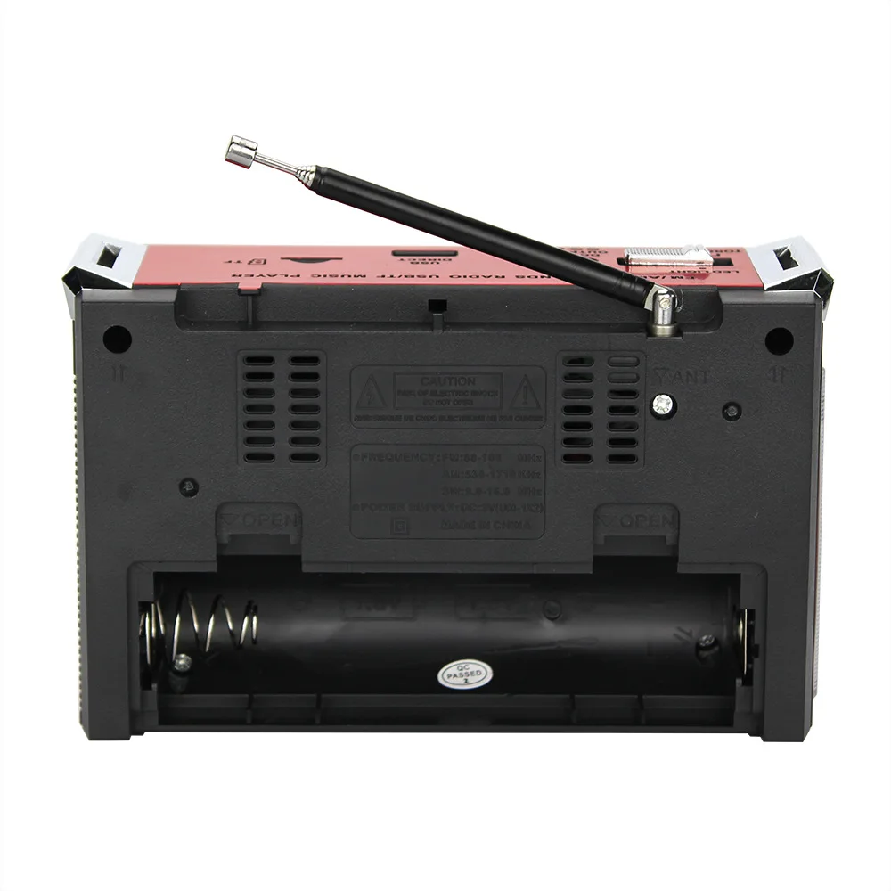 Portable FM/AM/SW 3-band radio TF card U disk MP3 player LED lighting lamp strong light emergency power supply USB SV |