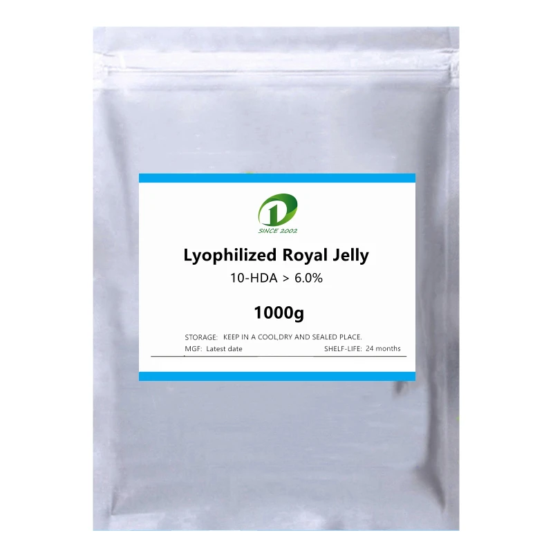 

100% Pure Lyophilized Royal Jelly Powder 10-HDA Greater Than 6,Bee Milk Powder,Anti-aging