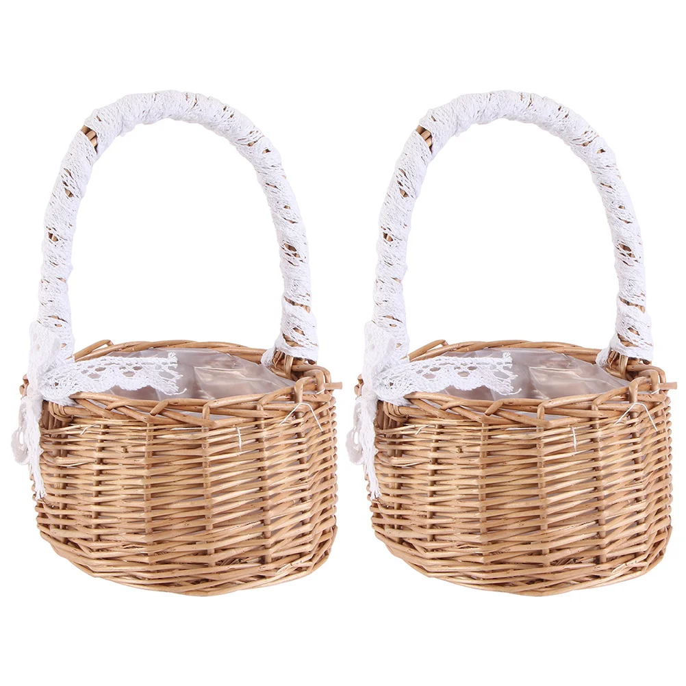 

Floral Materials Woven Baskets For Giftss Multipurpose Flower Arrangement Hamper