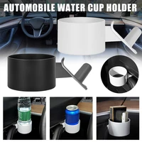 1pc blackwhite car water cup holder automobile door mount drink bracket portable storage holders for tesla model 3 y part