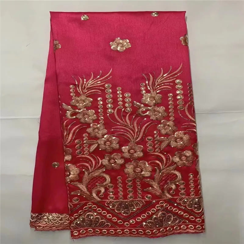 

Высококачественная африканская кружевная ткань с блестками и камнями, 5 ярдов, кружевная ткань с вышивкой для свадьбы