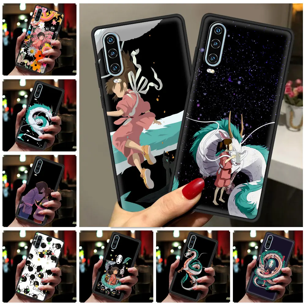 

Anime Spirited Away Phone Case For Huawei P50 P40 P30 Lite E P20 Pro Y9 Y7 Y6 2019 P Smart 2021 Z Y6p Y7a Y9s Cover Funda Coque