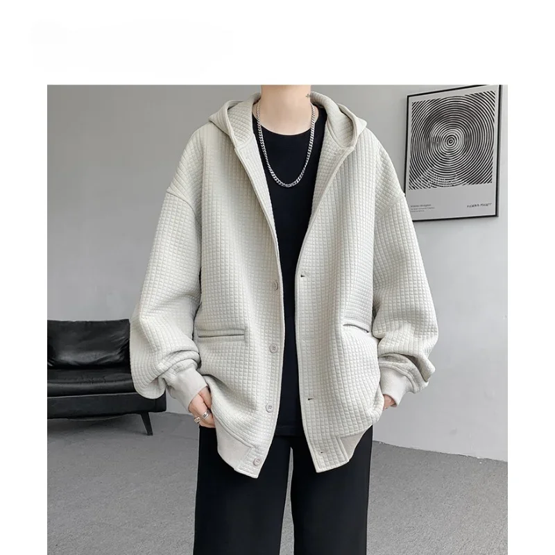 M ~ 8XL! Утепленная Осенняя Высококачественная куртка 2024 толстовка с капюшоном