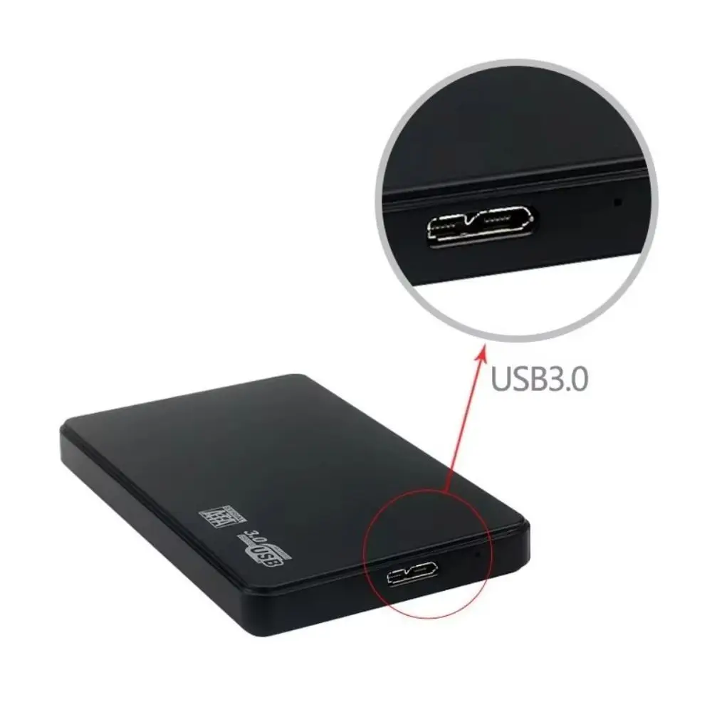 Фото Новый внешний корпус для жесткого диска USB 3.0, 2,5 дюйма, портативный, скорость 5 Гбит/с, для SSD и HDD №3