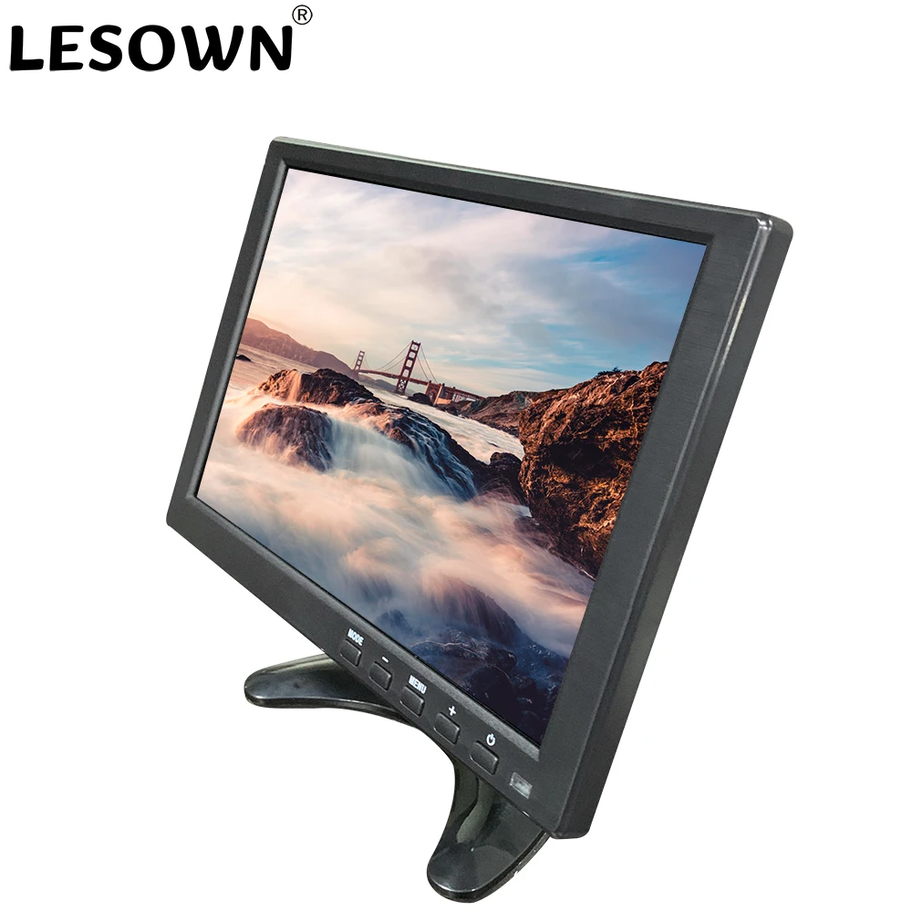 Купи 10 7 Inch Industrial Monitor 1280x800 IPS Screen Monitor 10.1 CCTV Monitor With BNC HDMI VGA USB AV Input за 4,794 рублей в магазине AliExpress