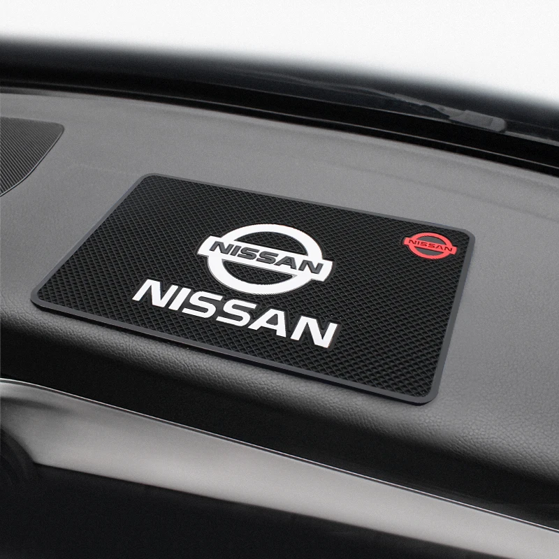 

1PCS Car Non-Slip Mat Auto Dashboard Anti-Slip PVC Storage Mat Pad For Nissan Qashqai X J10 J11 Trail Tiida Juke Car Accessories