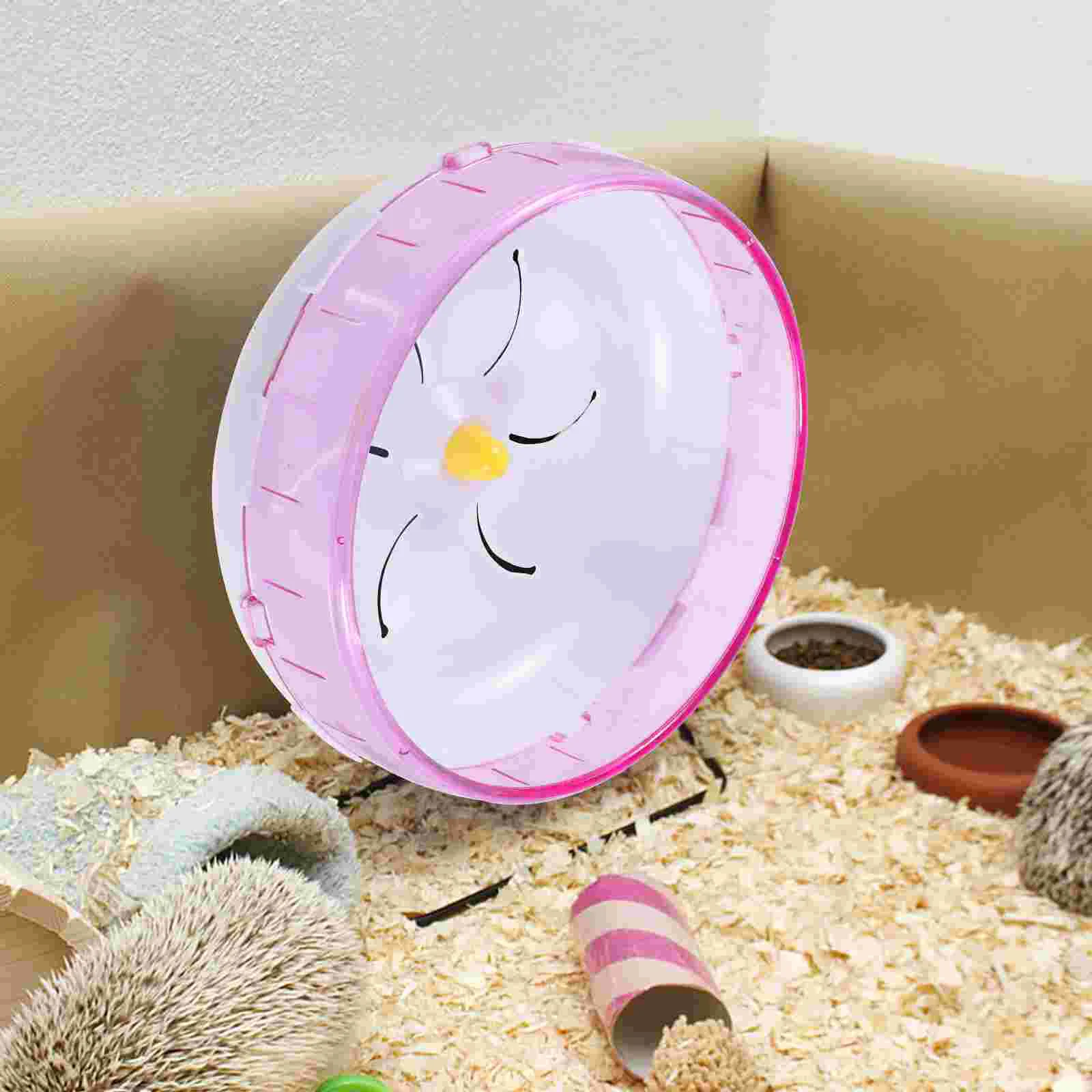 

Safe Smooth Wheel Toy Hamster Running Toy Pet Exercise Wheel Plaything Household Silent Hamster Wheel