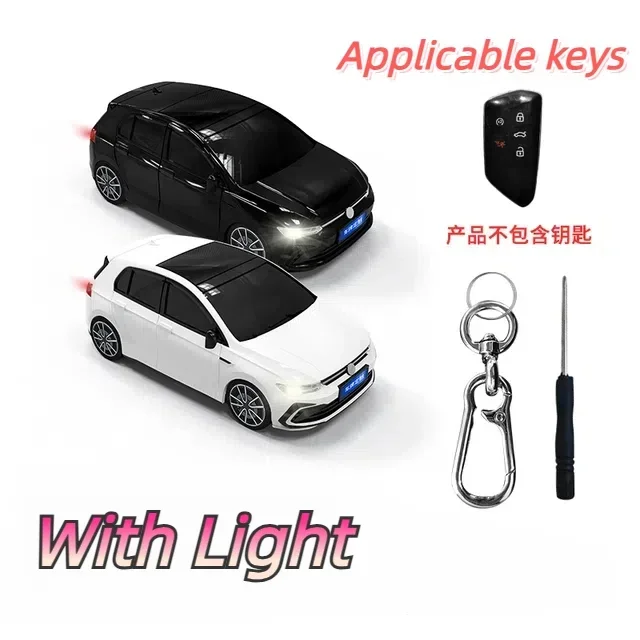 

Умный чехол для дистанционного ключа автомобиля, брелок для ключей, корпус для моделей автомобилей гольфа 4, 5, кнопочный для VW Golf GTI R MK8 ID.4 2021 2022 2023