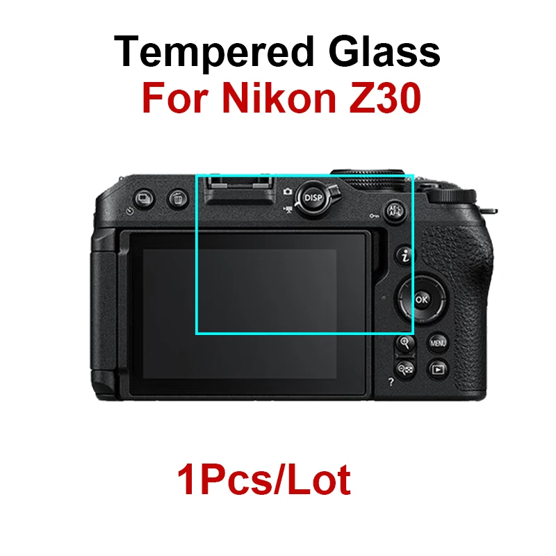 1PCS Tempered Glass For Nikon Z30 Z 30 Camera Screen Protector Anti-Scratch Glass Display Movie HD Clear LCD Protective Film