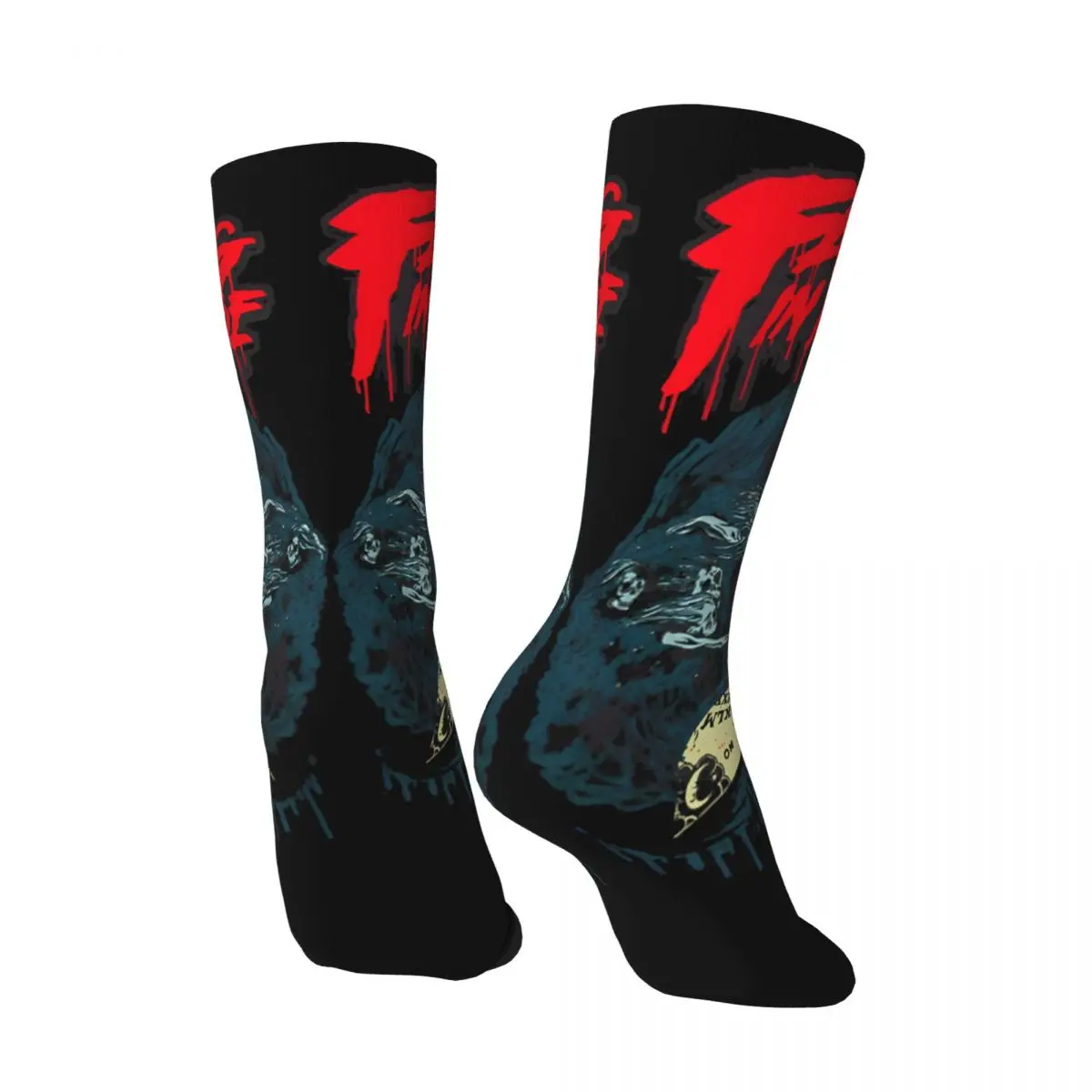 Забавные счастливые мужские Компрессионные носки рубашка для фанатов и