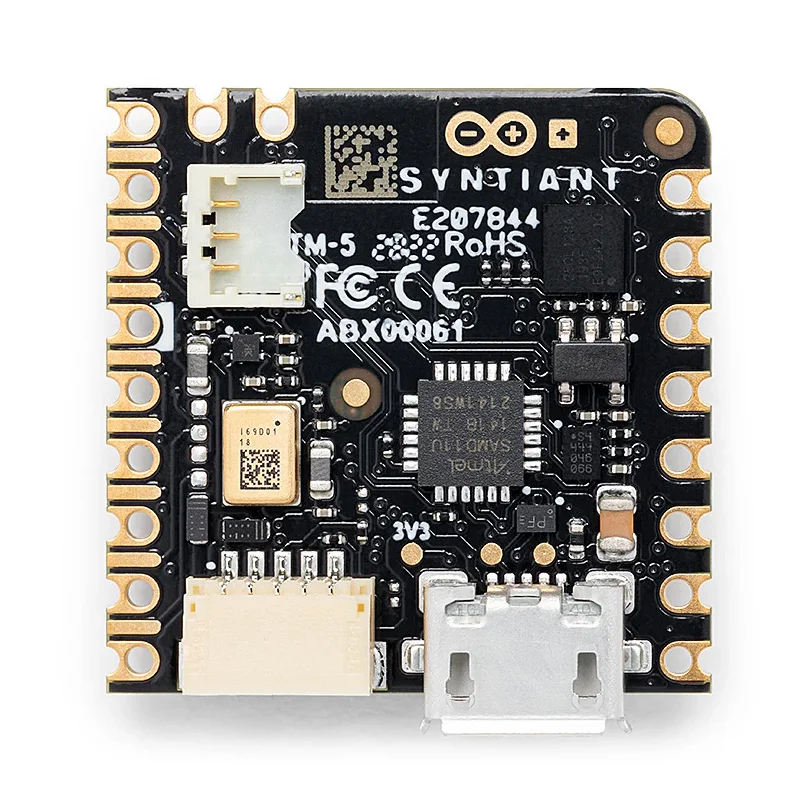 Фото Arduino Nicla Voice ABX00061 Аутентичный итальянский продукт Нейронный процессор для датчика распознавания кромок №4