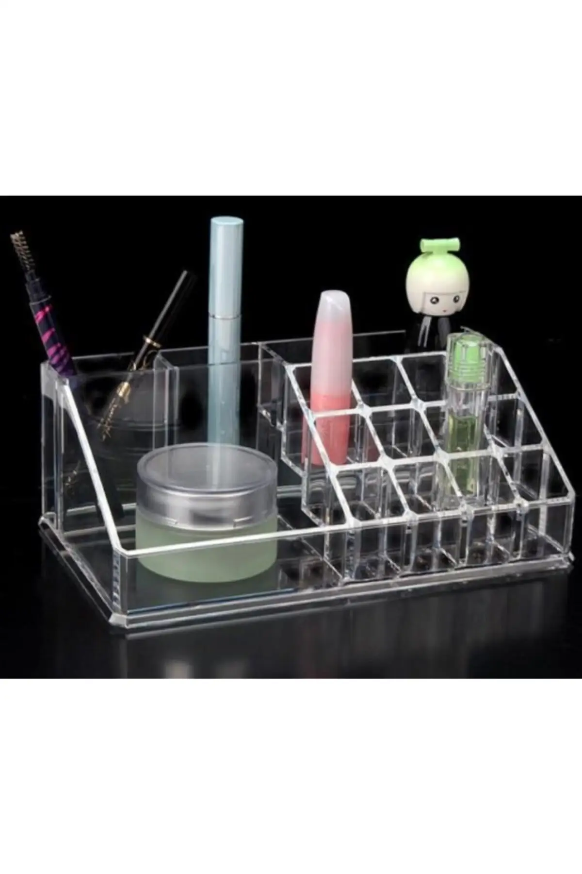 

Прозрачная коробка для ювелирных украшений, косметики, коробка для хранения косметики