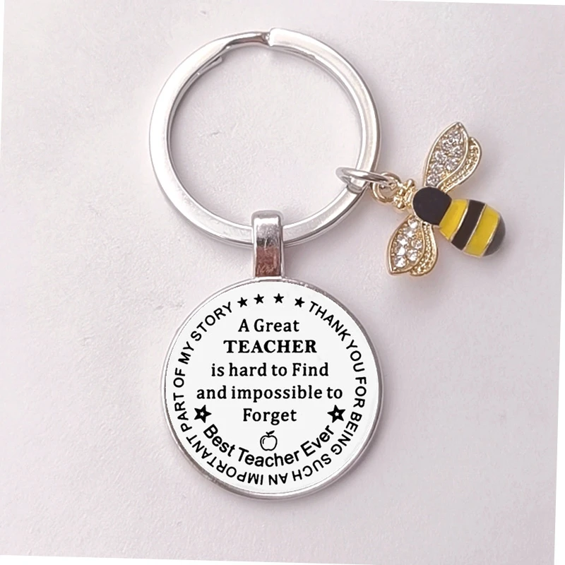 Брелок для ключей на День учителя брелок в виде животного пчелы огромное