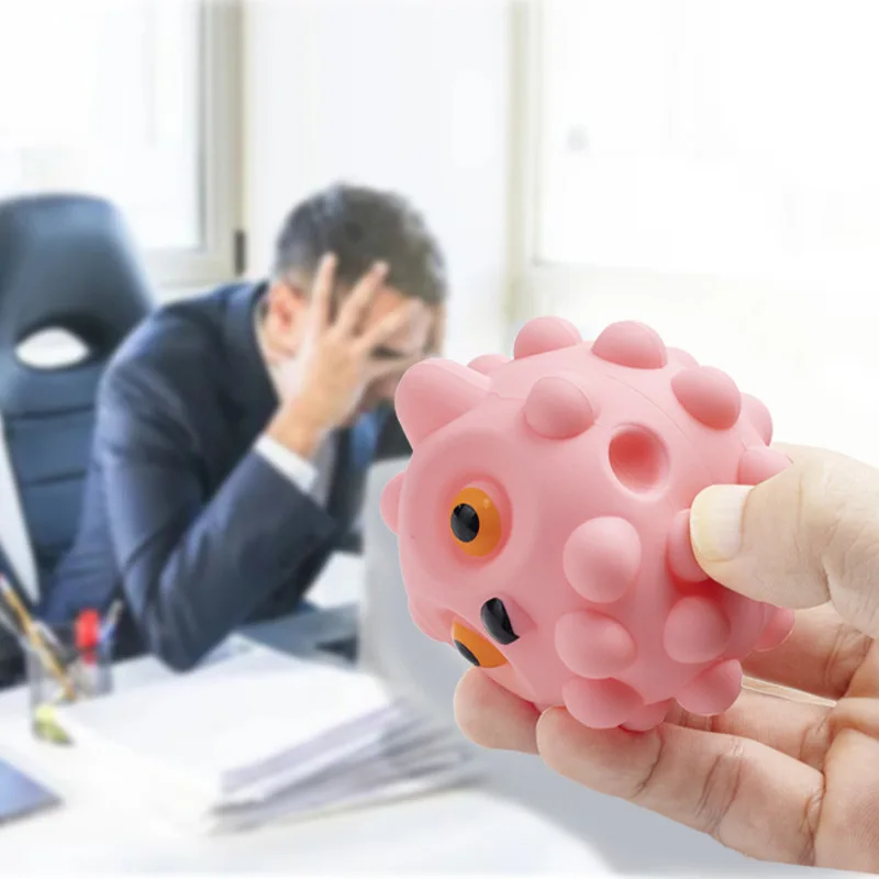 

Новинка, игрушки-антистресс в виде поп-мяча, милые питомцы, силиконовая игрушка в виде животного, игрушка в виде поп-толчка, эмоциональное Си...