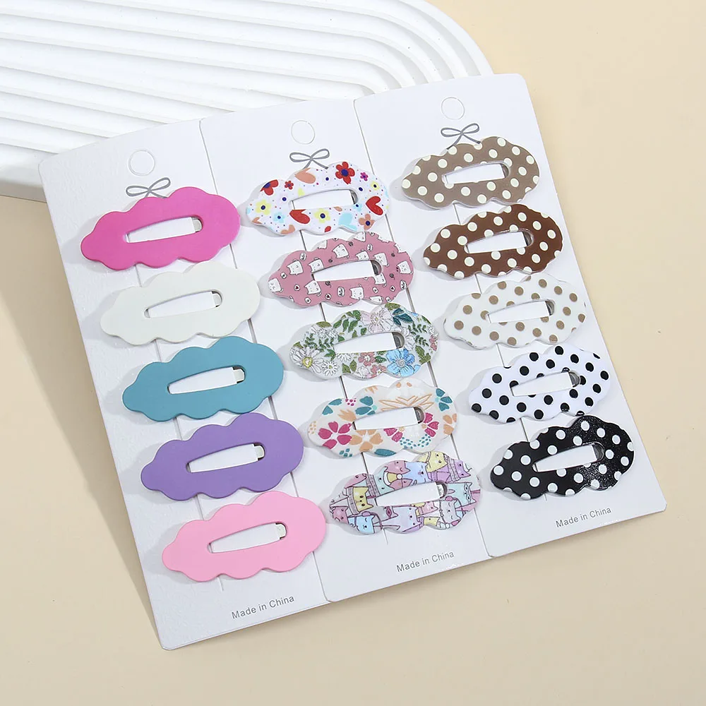 

2 шт./набор, однотонные заколки-пряжки для волос