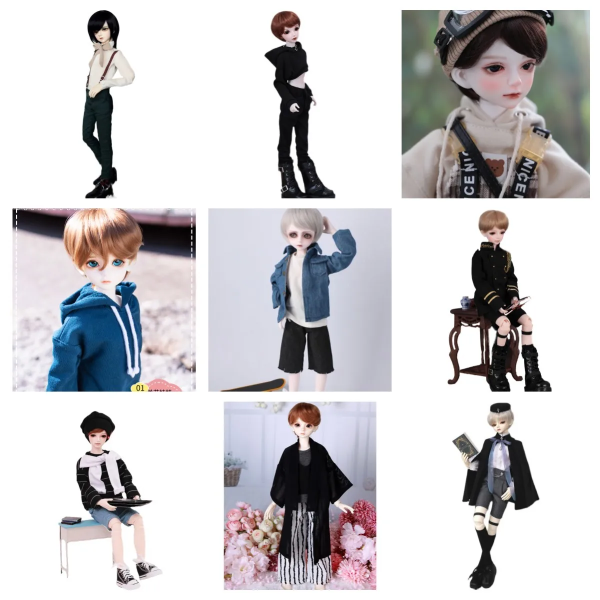 

1/4 FullSet BJD Doll BJD/SD Cool Delf BORY Boy Body Doll For Children Baby Birthday Christmas New Year Gift