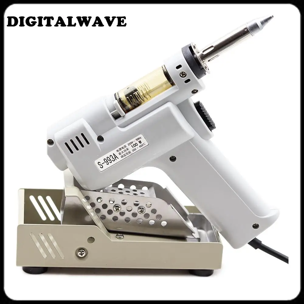 

Новый оригинальный мощный одновоздушный насос, электрический прибор для всасывания олова, всасывающий насос 100 Вт, инструмент для олова