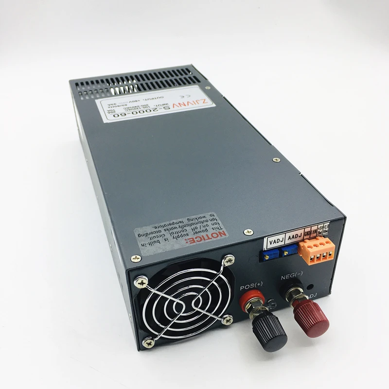 

2000W Switching power supply 0-36V 0-55A constant voltage and current adjustable power supply charge rAc to dc converter