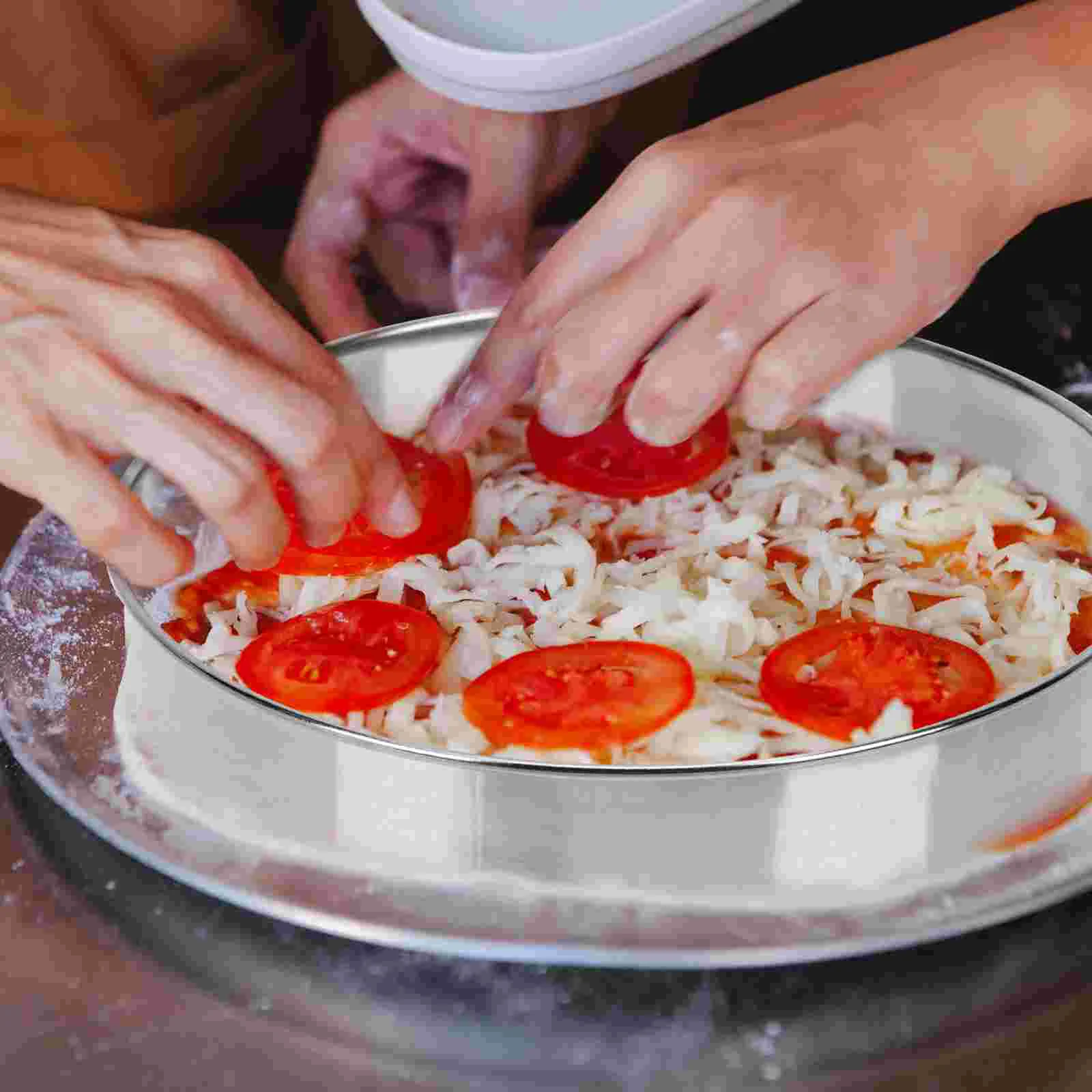 

Ring Rings Pizza Pastry Baking Cake Round Moussemolds Tart Muffin Mold Steel Stainless Crust Circle Metal Piecookingbiscuit