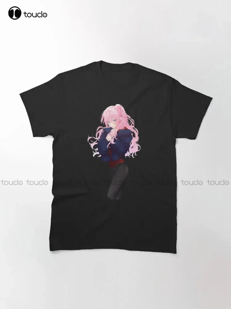 Shikimori San Shy Girl Classic T-Shirt Oversized Tees Cotton Outdoor Simple Vintag Casual Digital Printing Tee Shirt New