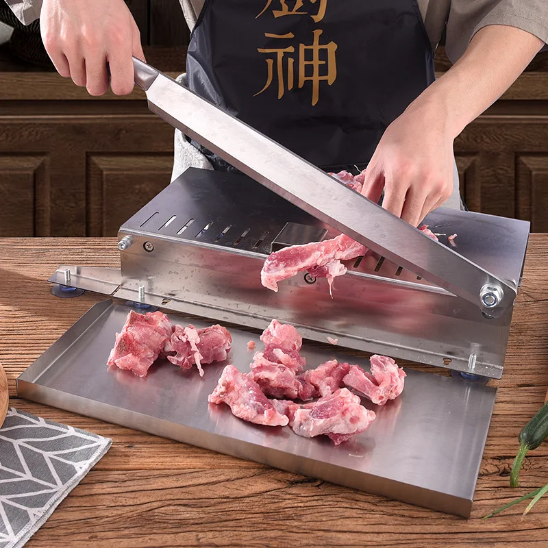 Household Frozen Meat Slicer Kitchen Bone Cutting Machine Minced Lamb Bone Meat Cutter Chicken Duck Fish Ribs Lamb Cutting Tool