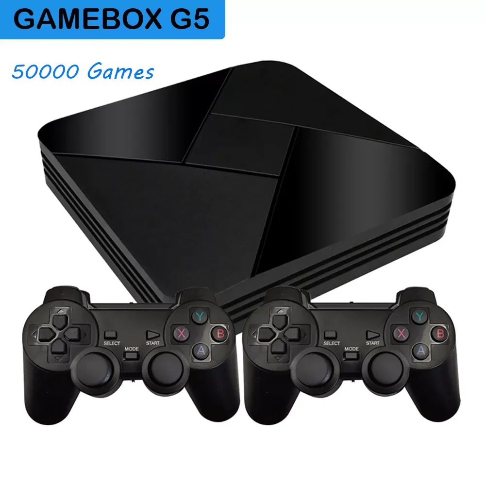 

Game Box 50000+ Games Retro TV Box G5 S905L WiFi 4K HD Super Console 50+ Emulator Video Console Game Player For PS1/Naomi/DC