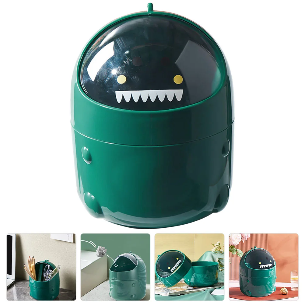 

Trash Can Garbagedesktop Wastebasket Mini Bin Canswaste Kids Lidholder Bucket Desk Box Container Bathroom Rubbish Kitchen