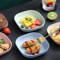 kitchen plates desktop receive dish straw dinner cake tray accessories fruit dessert tableware ceramic plate
