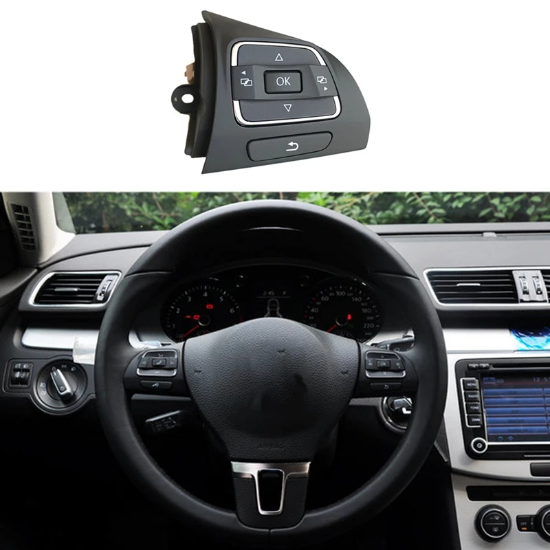 

Car MF Steering Wheel Buttons Switch Fit for Golf 6 for Tiguan CC 5C0959537A 5C0959538B