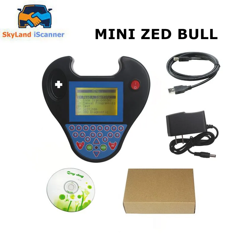 Mini Zed Bull V5.08 Auto Key Programmer Smart Transponder Chip Cloner Mini Zedbull V508 Zed-bull No Tokens Needed High Quality