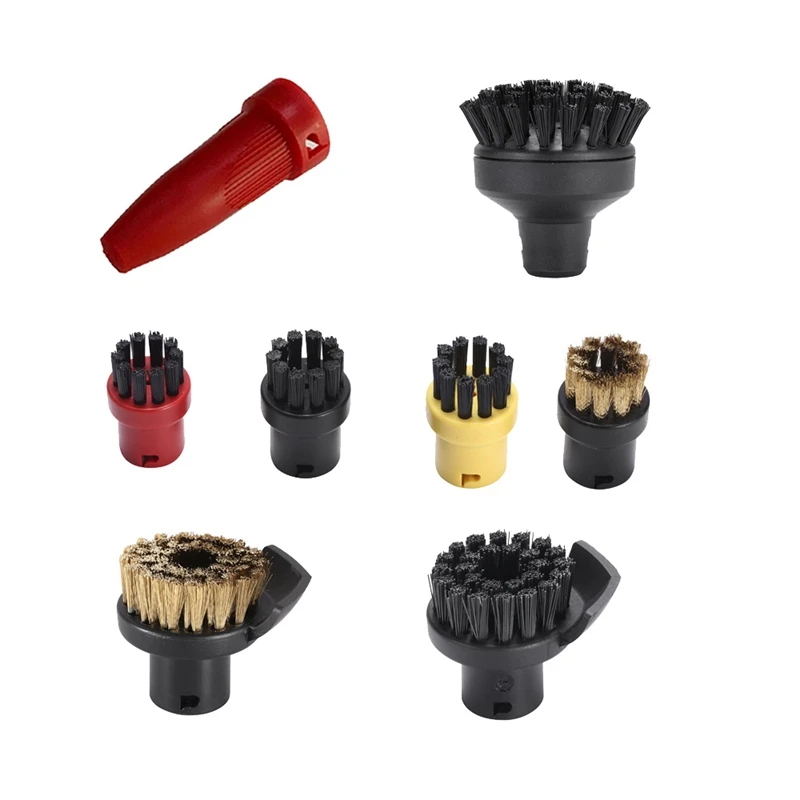 

Power Nozzle Cleaning Brush Round Brush Replacement Kit For Karcher SC1 SC2 SC3 SC4 SC5 Steam Cleaner Vacuum Cleaner A