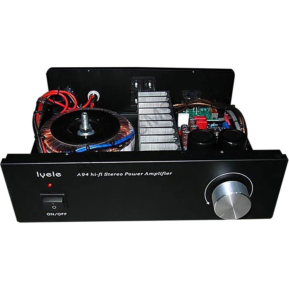 

AIYIMA SMSL LM3886 2.0 channel HIFI desktop power amplifier 60W 5532 full iron box front and rear integrated power amplifier