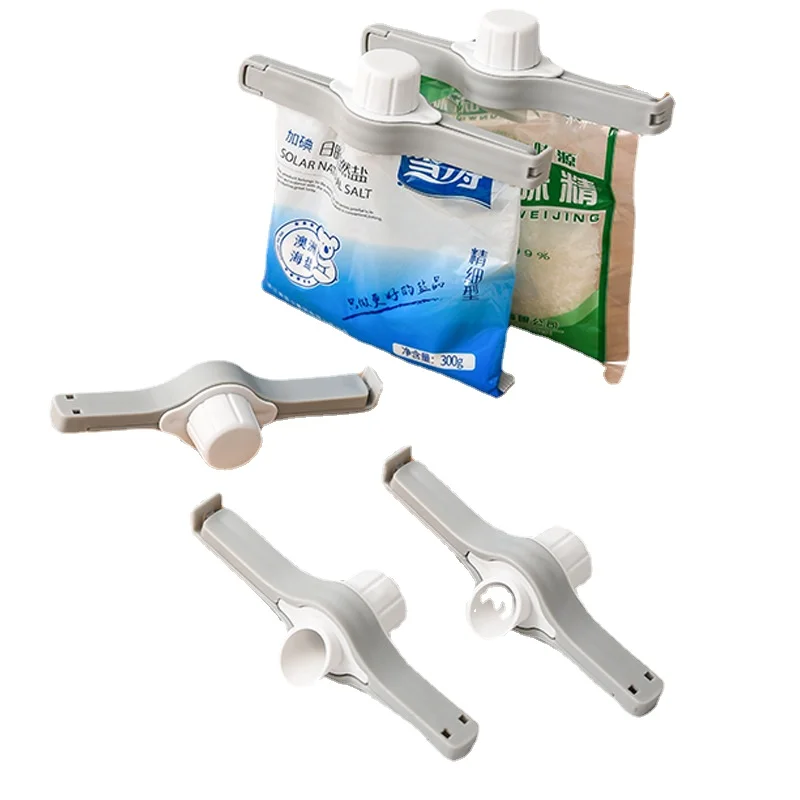 

Food Preservation Sealing Clip Tea Outpouring Nozzle Plastic Snack Bag Clips Food Grade Bag Fantastic Sealing Tools
