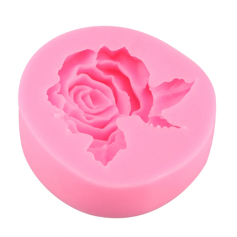 

Rose Shape Silicone Cake Fondant Chocolate Molds Decorating Tool Baking Accessory